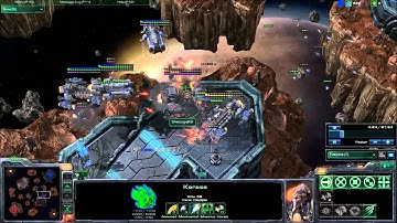 Starcraft 2 - FlagShip Star Battle - Custom Map - PC - HD - Part 1