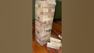 Jenga game #jenga #braingames #games