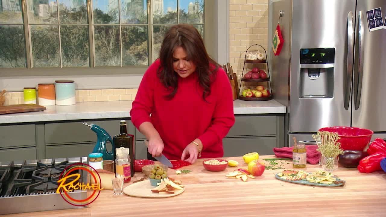 Paprika Manchego with Pequillo Peppers and Spanish Olives | Rachael Ray Show