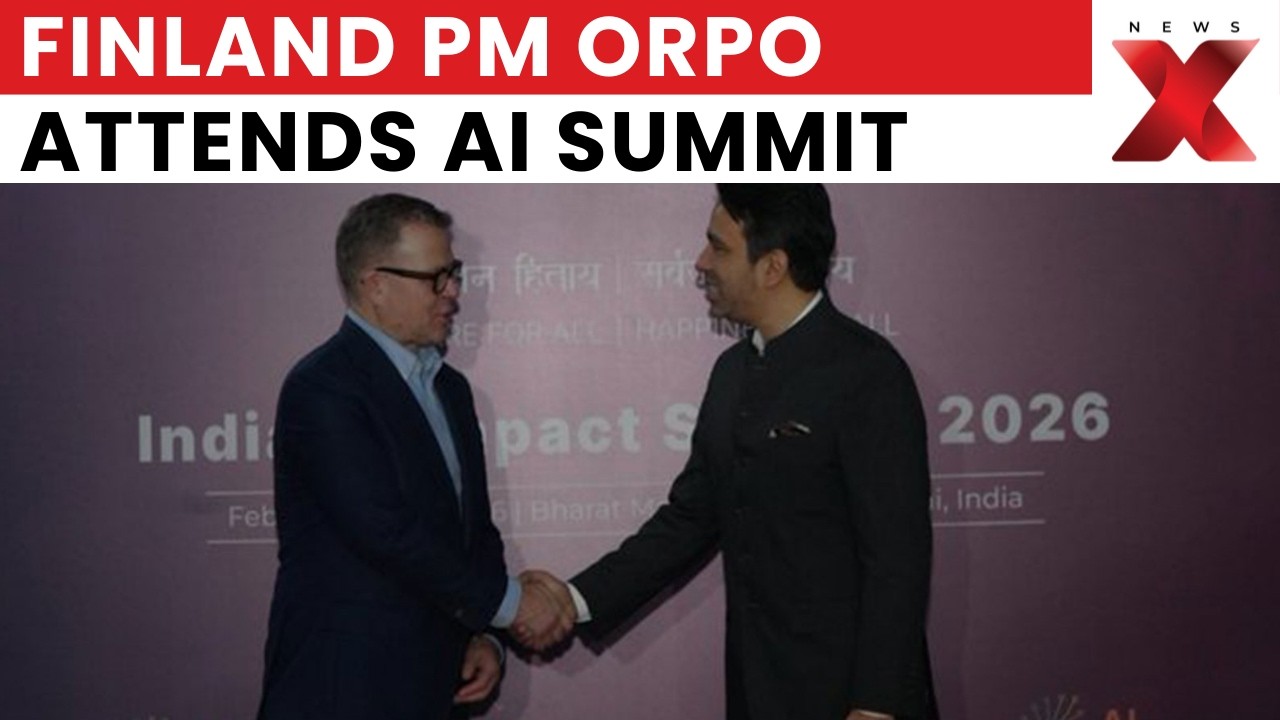 Finland PM Petteri Orpo Arrives in Delhi for India AI Impact Summit 2026 | Latest News | NewsX