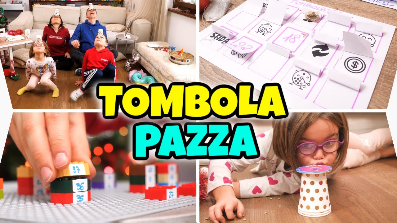 FACCIAMO LA TOMBOLA PAZZA DI CAPODANNO: Sfide e Giochi in Famiglia 