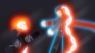 Ghost Rider Vs Thor But in sticknodes