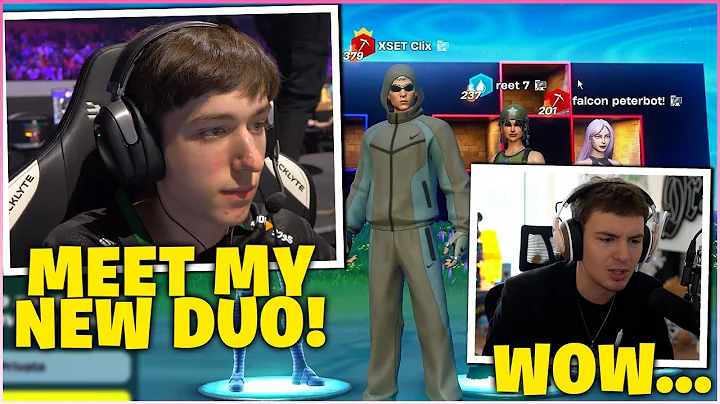 CLIX In DISBELIEF After GOING Against PETERBOT & His NEW DUO In 2v2 ZONE WARS Wager!
