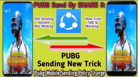 How To Send PUBG By Shareit | Pubg Mobile Sending New Policy | Pubg Send By New Trick | Step By Step