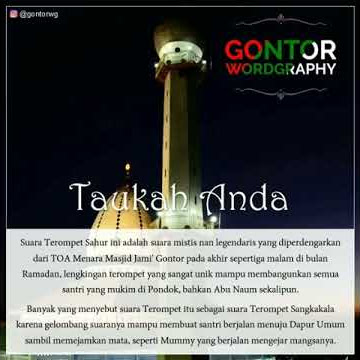 Terompet Sahur GONTOR