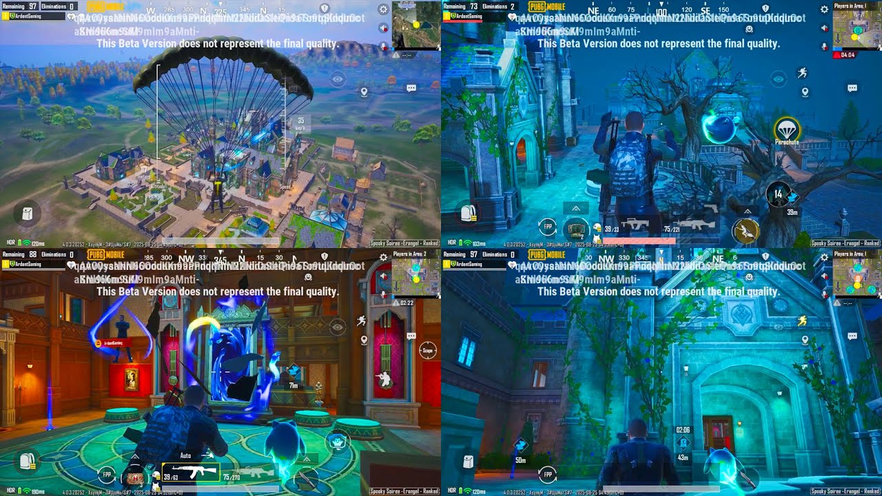 PUBG Mobile 4.0 Update Spooky Soiree HDR Graphics Gameplay