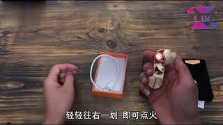 Xlin Brand Fashion Usb Gyro Lighter Metal Upgrade Cigarette Lighter