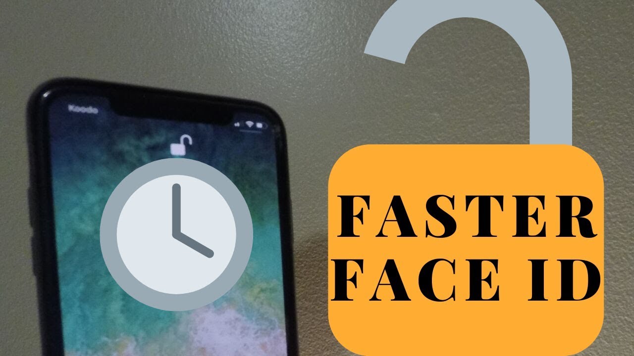 How to Make Face ID Unlock FASTER!! YouTube