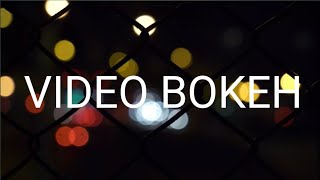 Video bokeh lampu mobil