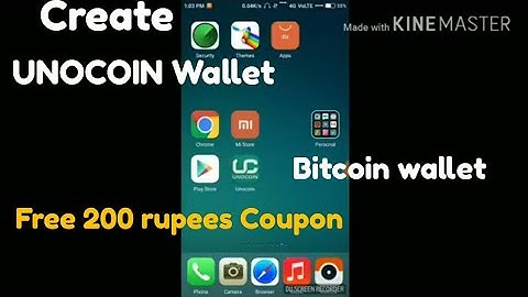 Create Unocoin Bitcoin Wallet ( Free 200 rupees Coupon ) {Bitcoin wallet Hindi}