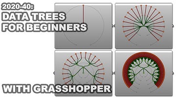 2020-40 LTH Tutorials: Data Trees for Beginners (Rhino + Grasshopper)