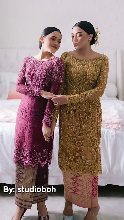 Model Kebaya Mother & Sisters Of The Bride #kebayamodern #lacedress