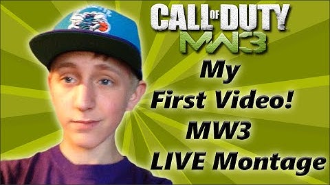 MY FIRST VIDEO! "MW3 LIVE Montage" #VeryEntertaining "AS WELL AS FIRST INTRO!"