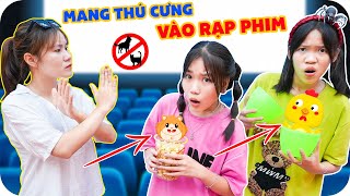 6 Cách Lén Mang Thú Cưng Vào Rạp Chiếu Phim ♥ Min Min TV Minh Khoa