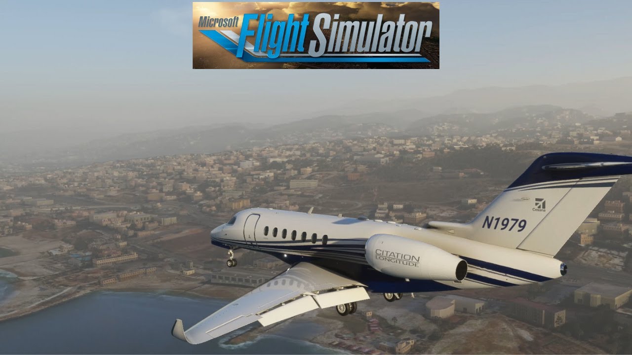 MSFS 2020 | Cessna Citation Longitude C700 | Larnaca, Cyprus Beirut ...