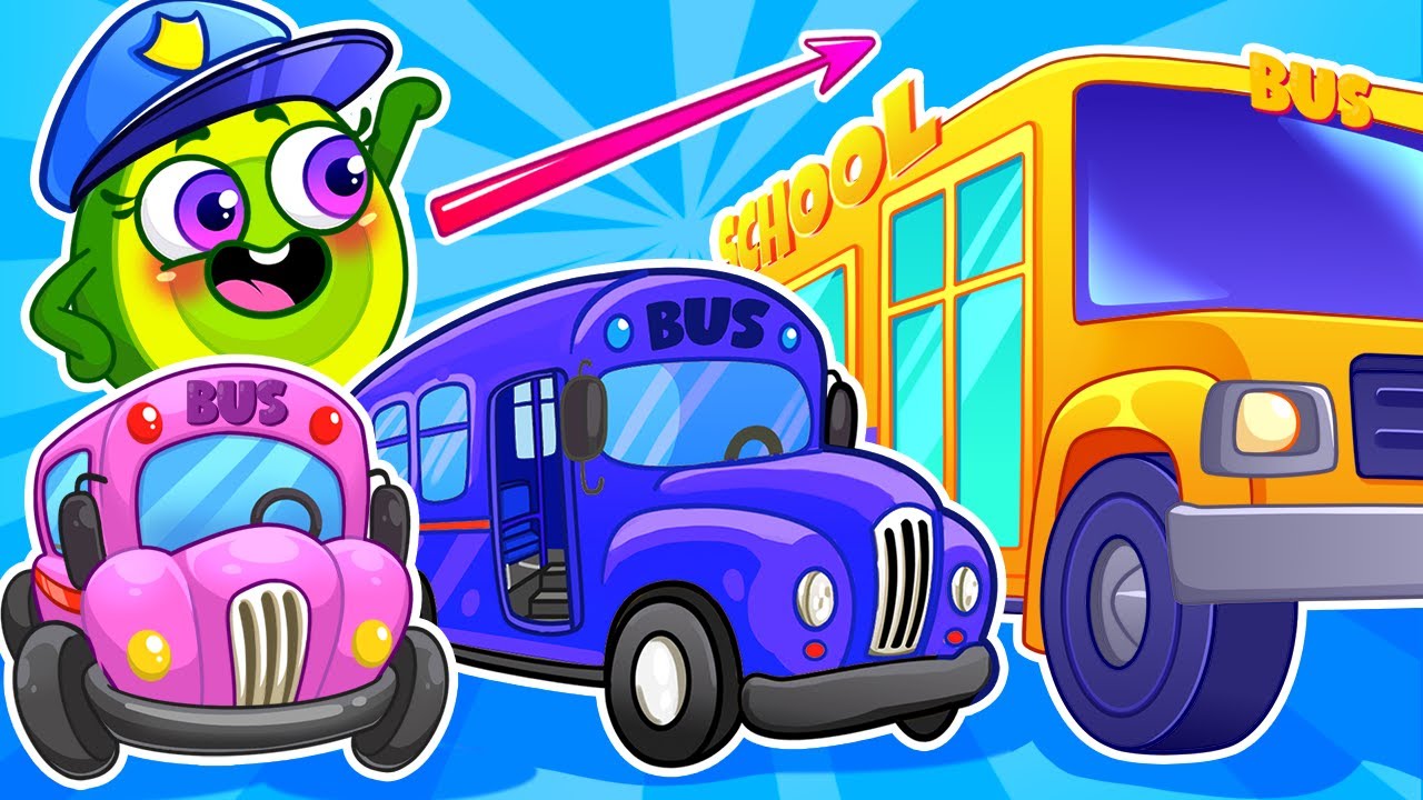 Wheels on the Bus 🚌 Learn School Bus Rules With Friends || Best Cartoon by Pit & Penny Stories 🥑💖