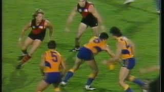 1987 Essendon vs West Coast Highlights - Panasonic Cup - AFL VFL