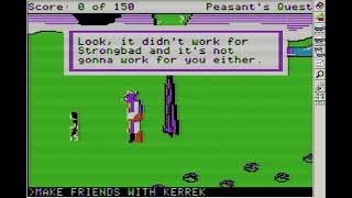 Apple II  Peasants Quest   Buying Kerrek a Cold One