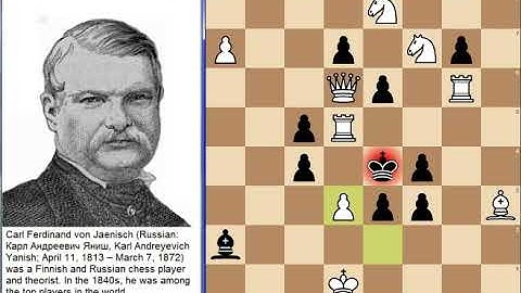 The Iron Cage of Tamerlane Chess Puzzle composition by Carl Jaenisc