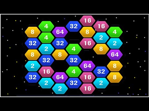 Hexa Number 2048 Puzzle Game - Gameplay Walkthrough