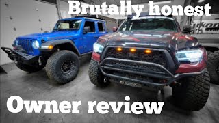 My 21 Jeep Gladiator Vs My 21 Toyota Tacoma. Cold Hard Facts.