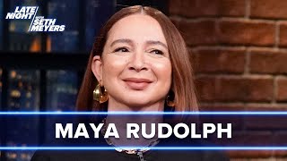 Maya Rudolph on Her SNL ABBA Sketch with Kristen Wiig and Golden Girls Reboot Hoax