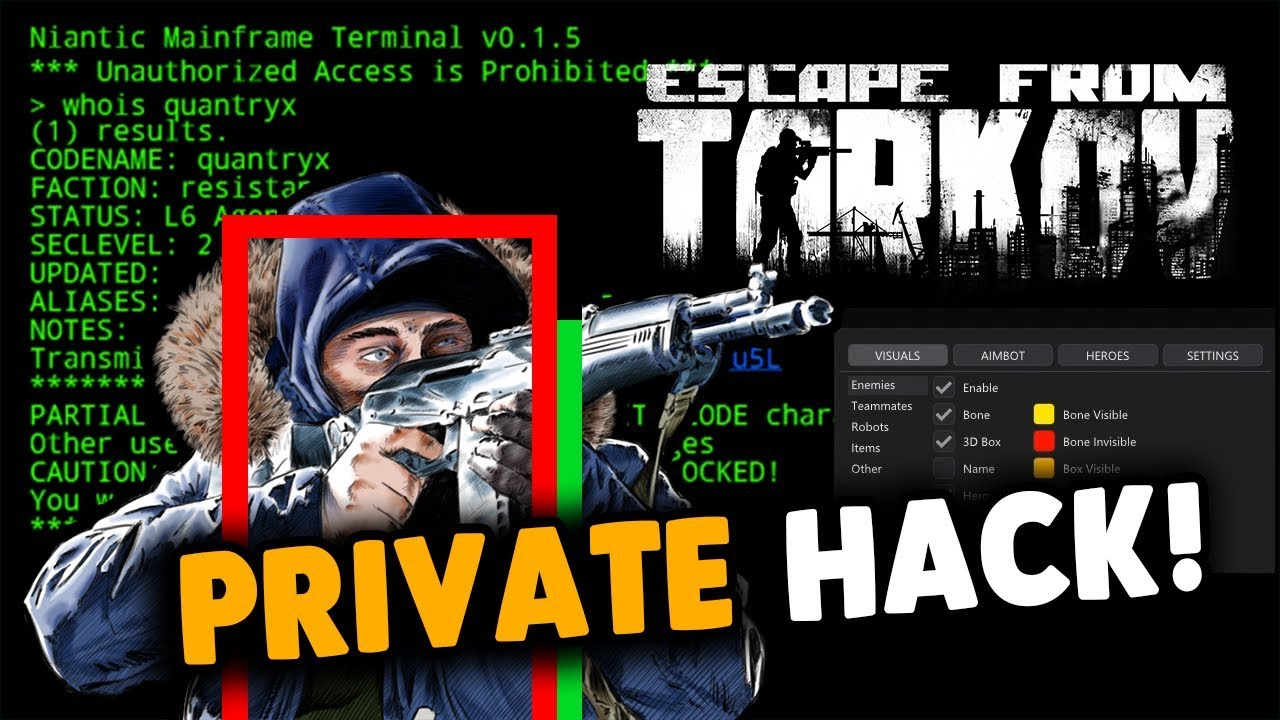 ESCAPE FROM TARKOV NEW HACK EFT HACK ESCAPE FROM TARKOV AIMBOT&ESP