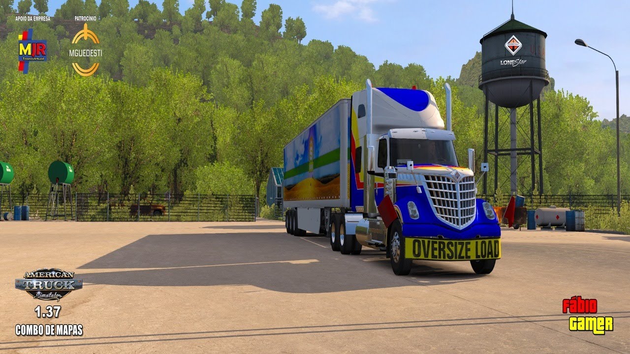 ATS - RODANDO NO COMBO DE MAPAS E FAZENDO KMS PARA A EMPRESA (DIA: 08 ...