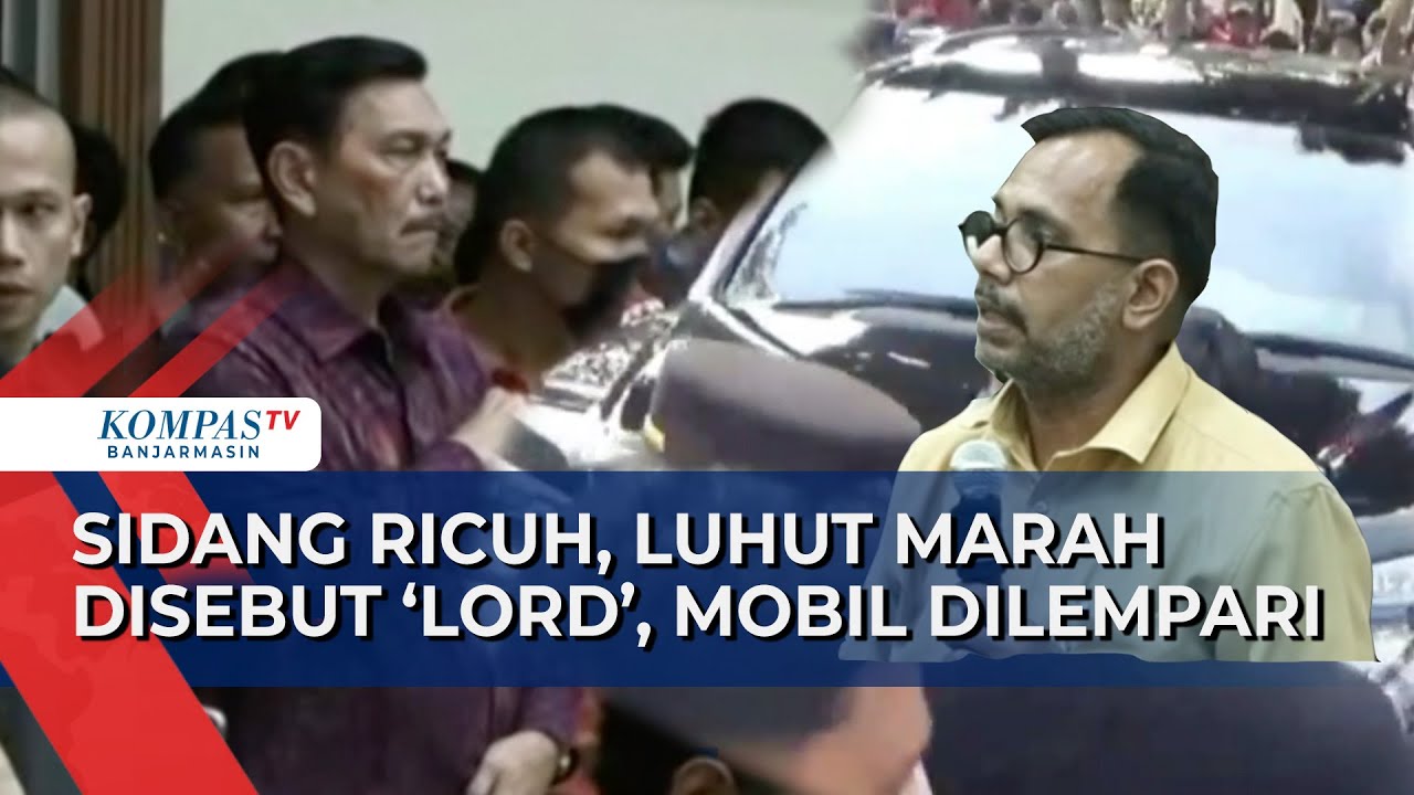 Ricuh Sidang Haris-Fatia, Alasan Luhut Marah Disebut Lord, Usai Sidang Mobil Dilempari Batu