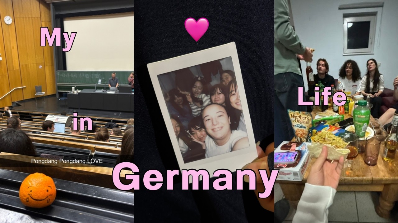 🇩🇪Germany vlog 5 | 매일 누나 생각 나.. | 수업가고 파티하고 공부하는 독일 교환학생 일상