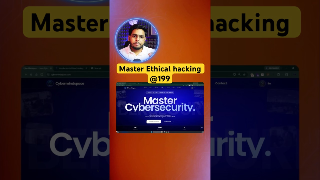 ⁣Learn Ethical Hacking by CCEH on cybermindspace.com #shorts #cybersecurity #cybermindspace