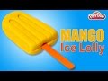 Play Doh Mango Ice Lolly | Popsicle | How To Make Play Doh Mango Popsicle