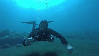 Technical diving skills- Sidemount stage & retrieve, with and without mask