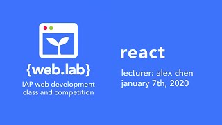IAP 2020 Day 2 - Intro to React