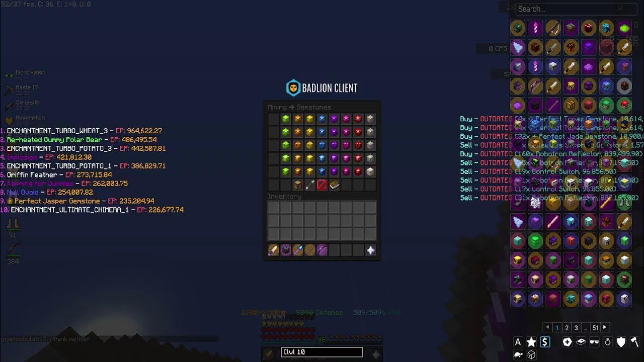 Pro armadillo miner! Hypixel Skyblock YouTube