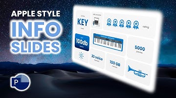 Create STUNNING Apple style ANIMATED info slides in minutes directly in PowerPoint. A simple guide.