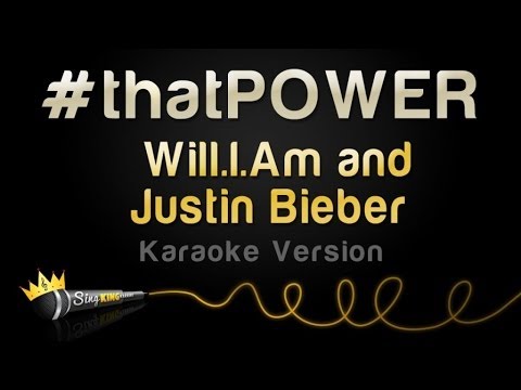Will.I.Am And Justin Bieber - #thatPOWER (Karaoke Version)