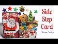 Side Step Card/ Popup Card for Christmas/ DIY Christmas Greeting Card