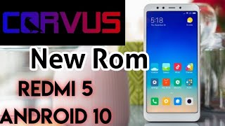 CORVUS Rom ANDROID 10 for Redmi 5 ROSY | Install CORVUS Custom Rom with ANDROID Q in Redmi 5 | VOLTE CORVUS Rom ANDROID 10 for Redmi 5 ROSY | Install CORVUS Custom Rom with ANDROID Q in Redmi 5 | VOLTE