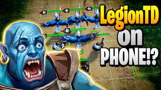 Green   Black Dragon Synergy Holds Till the End | Warcraft 3 Legion TD on Mobile