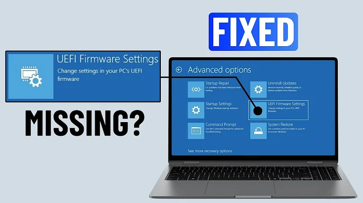 Fix UEFI Firmware Settings Missing in Windows 11/10