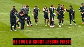 Kasper Hogh Getting A LESSON On How To Take Centre Stage With The Celtic Fans