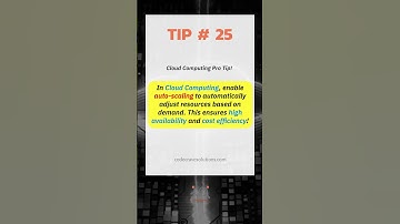 ⚡ Cloud Computing Pro Tip!