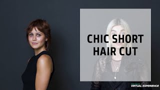 Chic Short Haircut Tutorial | #creativityneverstops | Goldwell Education Plus screenshot 2