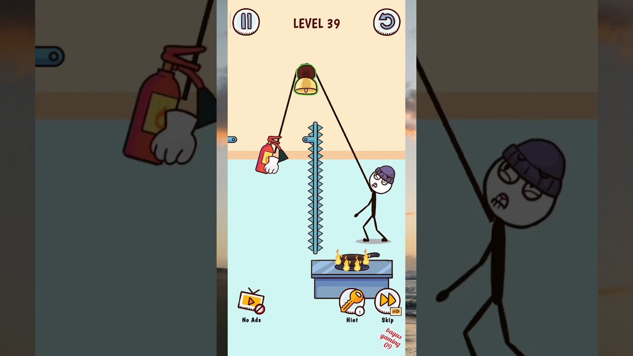 semprot api - stickman Thief level 39 
