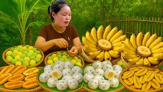 How to Make Bananas Mochi Cake to Sell at the Market - Live with Nature | Trieu Mai Huong