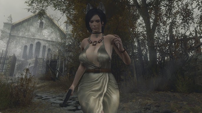 cosplay, women, resident evil 4 remake, forest