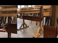 Saddlestand made from Oak, Beech and Jatoba