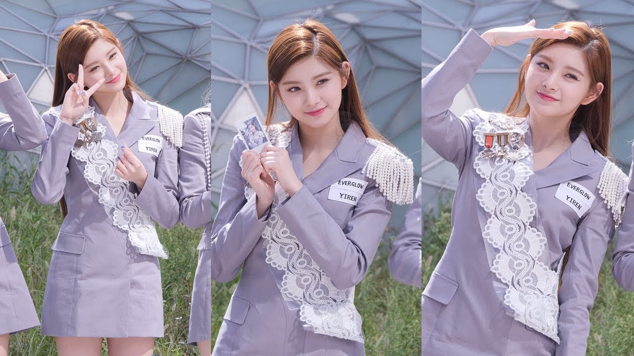 190919 에버글로우 이런 직캠 폴라로이드 추첨 이벤트 4K EVERGLOW YIREN fancam @ 엠카운트다운 미니팬미팅 by Spinel