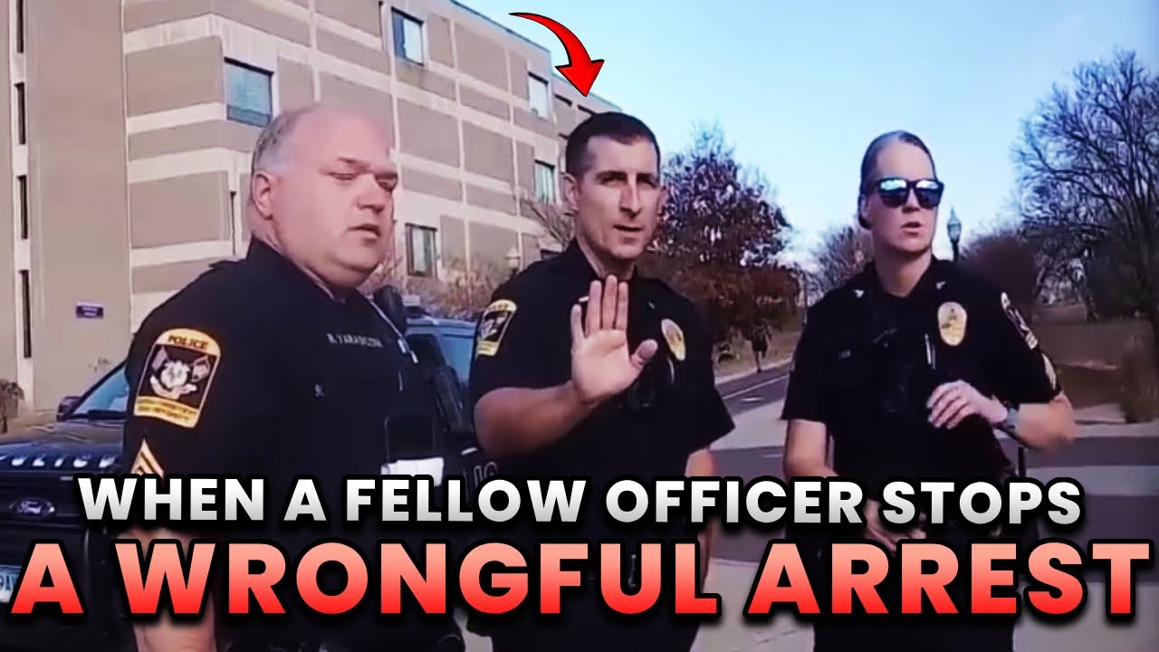 Citizen Saved by a Fellow Officer — No Arrest Made - YouTube